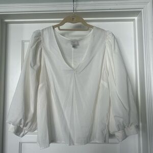 A New Day white pirate sleeve top. Never worn, without tags